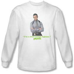 Psych - Mens 247 Long Sleeve Shirt In White