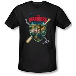 Warriors - Mens Shield T-Shirt In Black