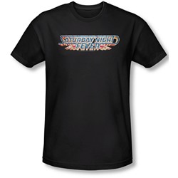 Saturday Night Fever - Mens Logo T-Shirt In Black