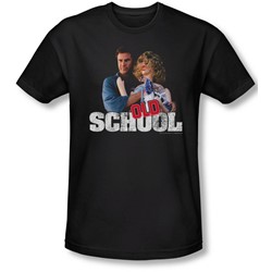 Old School - Mens Frank And Friend T-Shirt In Black