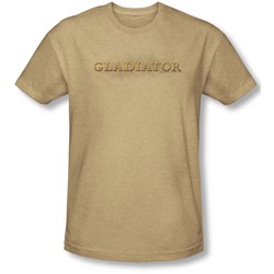 Gladiator - Mens Logo T-Shirt In Sand