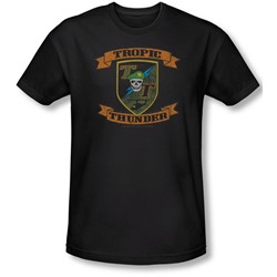 Tropic Thunder - Mens Patch T-Shirt In Black