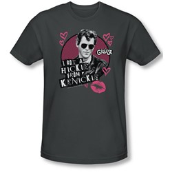 Grease - Mens Kenickie T-Shirt In Charcoal