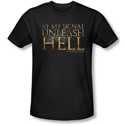 Gladiator - Mens Unleash Hell T-Shirt In Black