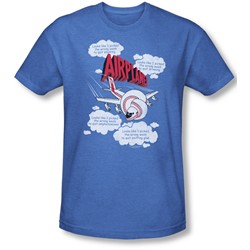 Airplane - Mens Picked The Wrong Day T-Shirt In Royal