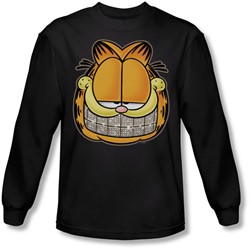 Garfield - Mens Nice Grill Long Sleeve Shirt In Black