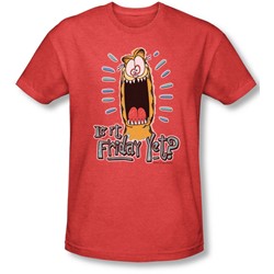 Garfield - Mens Friday T-Shirt In Red