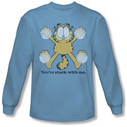 Garfield - Mens Stuck Long Sleeve Shirt In Carolina Blue