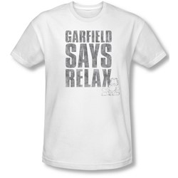 Garfield - Mens Relax T-Shirt In White
