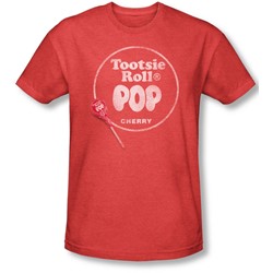 Tootsie Roll - Mens Tootsie Roll Pop Logo T-Shirt In Red