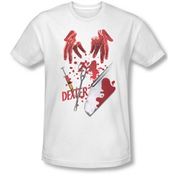 Dexter - Mens Tools Of The Trade T-Shirt In White