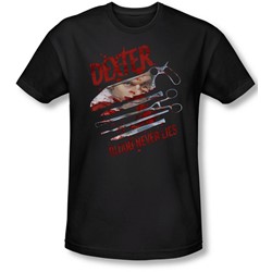 Dexter - Mens Blood Never Lies T-Shirt In Black