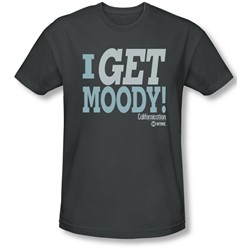 Californication - Mens I Get Moody T-Shirt In Charcoal