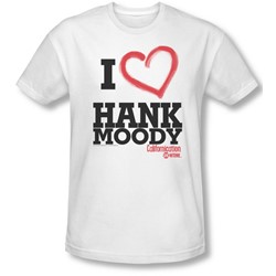 Californication - Mens I Heart Hank Moody T-Shirt In White