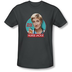 Nurse Jackie - Mens Holy Shift T-Shirt In Charcoal