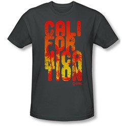 Californication - Mens Cali Type T-Shirt In Charcoal