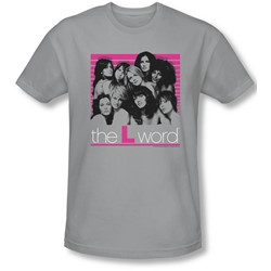 The L Word - Mens Cast T-Shirt In Silver