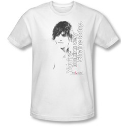The L Word - Mens Looking Shane Today T-Shirt In White