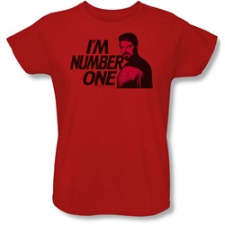 Star Trek - Womens Im Number One T-Shirt In Red