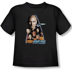 Star Trek - Toddler The Next Generation T-Shirt In Black