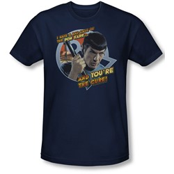 Star Trek - Mens Pon Far T-Shirt In Navy