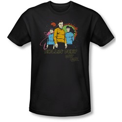 Star Trek - Mens Rollin Deep T-Shirt In Black