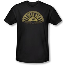 Sun - Mens Tattered Logo T-Shirt In Black