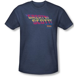 Back To The Future - Mens Great Scott T-Shirt In Navy