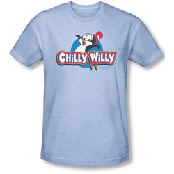 Chilly Willy - Mens Logo T-Shirt In Light Blue