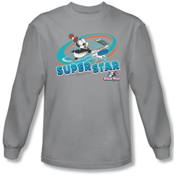 Chilly Willy - Mens Slap Shot Long Sleeve Shirt In Silver