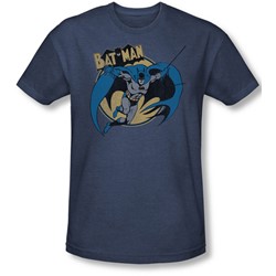 Batman - Mens Through The Night T-Shirt In Navy