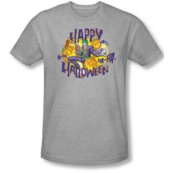 Batman - Mens Ha Ha Halloween T-Shirt In Heather