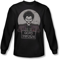 Batman - Mens Busted! Long Sleeve Shirt In Black