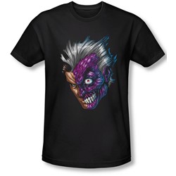 Batman - Mens Just Face T-Shirt In Black