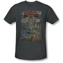 Batman - Mens #232 Cover T-Shirt In Charcoal