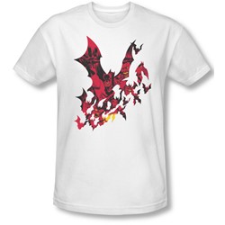 Batman - Mens Broken City T-Shirt In White