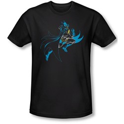 Batman - Mens Neon Batman T-Shirt In Black