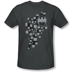 Batman - Mens Gotham 3D T-Shirt In Charcoal