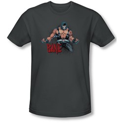 Batman - Mens Bane Flex T-Shirt In Charcoal