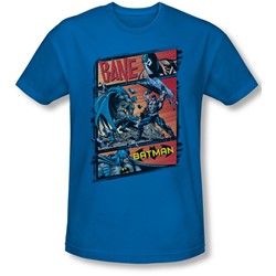 Batman - Mens Epic Battle T-Shirt In Royal