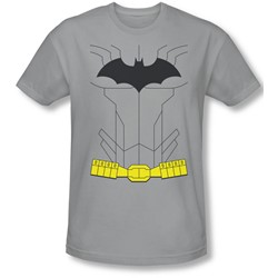Batman - Mens New Batman Costume T-Shirt In Silver