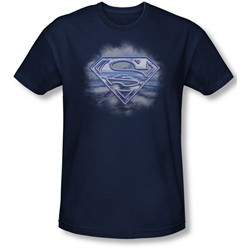Superman - Mens Freedom Of Flight T-Shirt In Navy