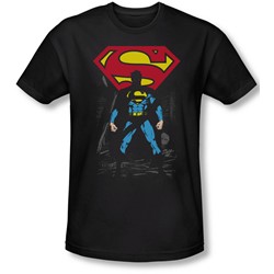 Superman - Mens Dark Alley T-Shirt In Black