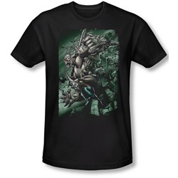 Superman - Mens Doomsday Destruction T-Shirt In Black
