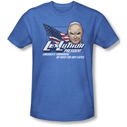 Superman - Mens Lex For President T-Shirt In Royal