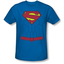 Superman - Mens New 52 Torso T-Shirt In Royal