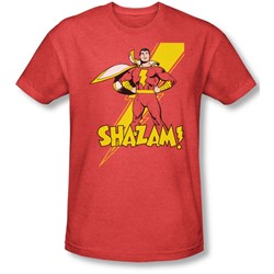Dc Comics - Mens Shazam! T-Shirt In Red