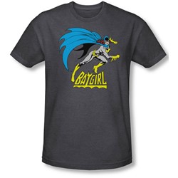 Dc Comics - Mens Batgirl Is Hot T-Shirt In Charcoal