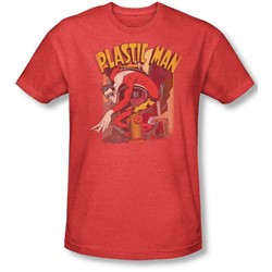 Dc Comics - Mens Plastic Man Street T-Shirt In Red