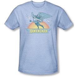 Dc Comics - Mens Hawkwoman T-Shirt In Light Blue